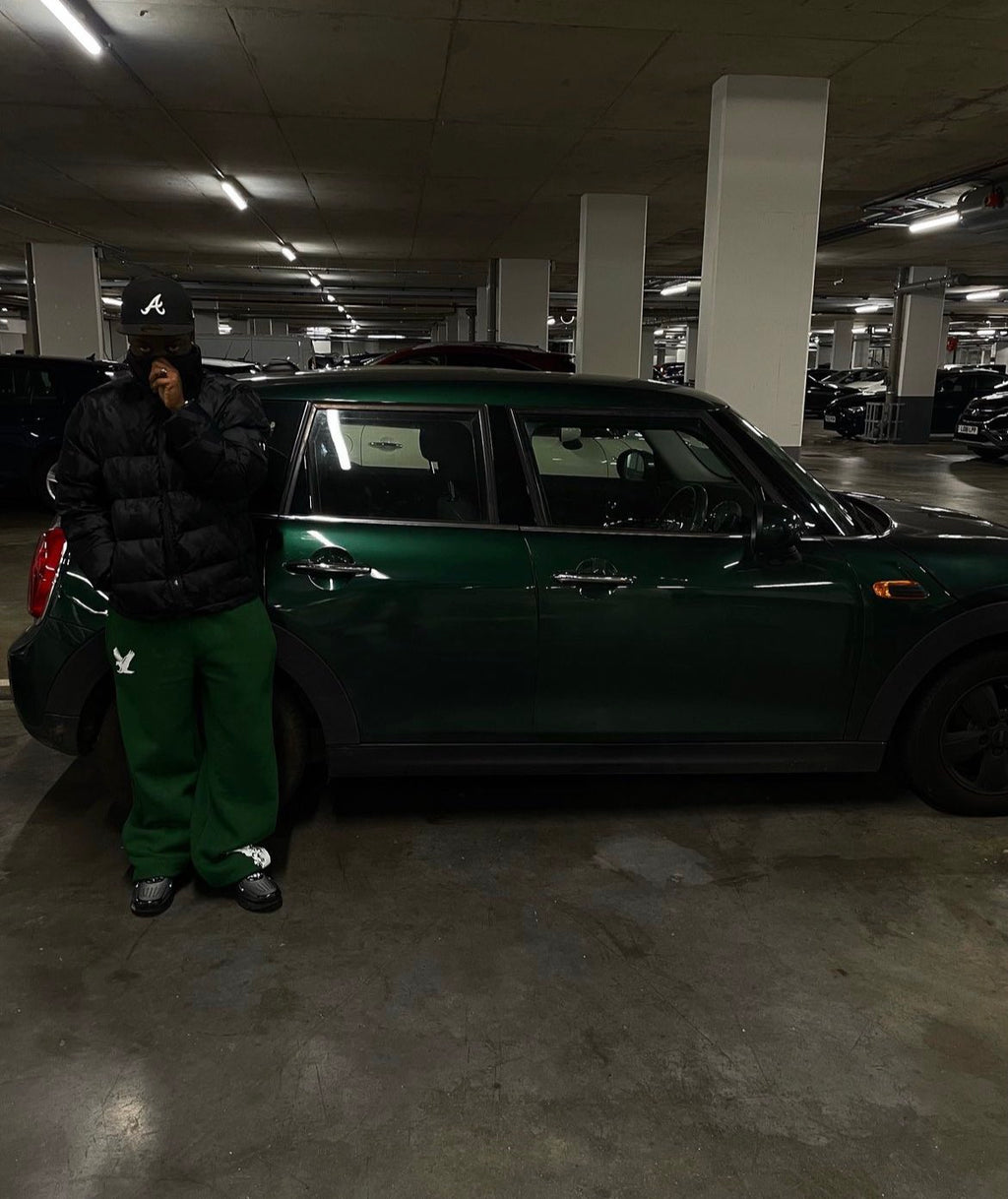 GREEN- Vill Sweatpants