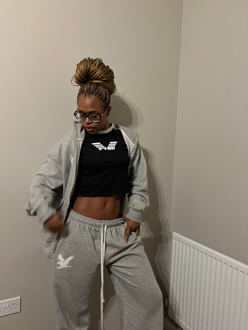 GREY- Vill Sweatpants