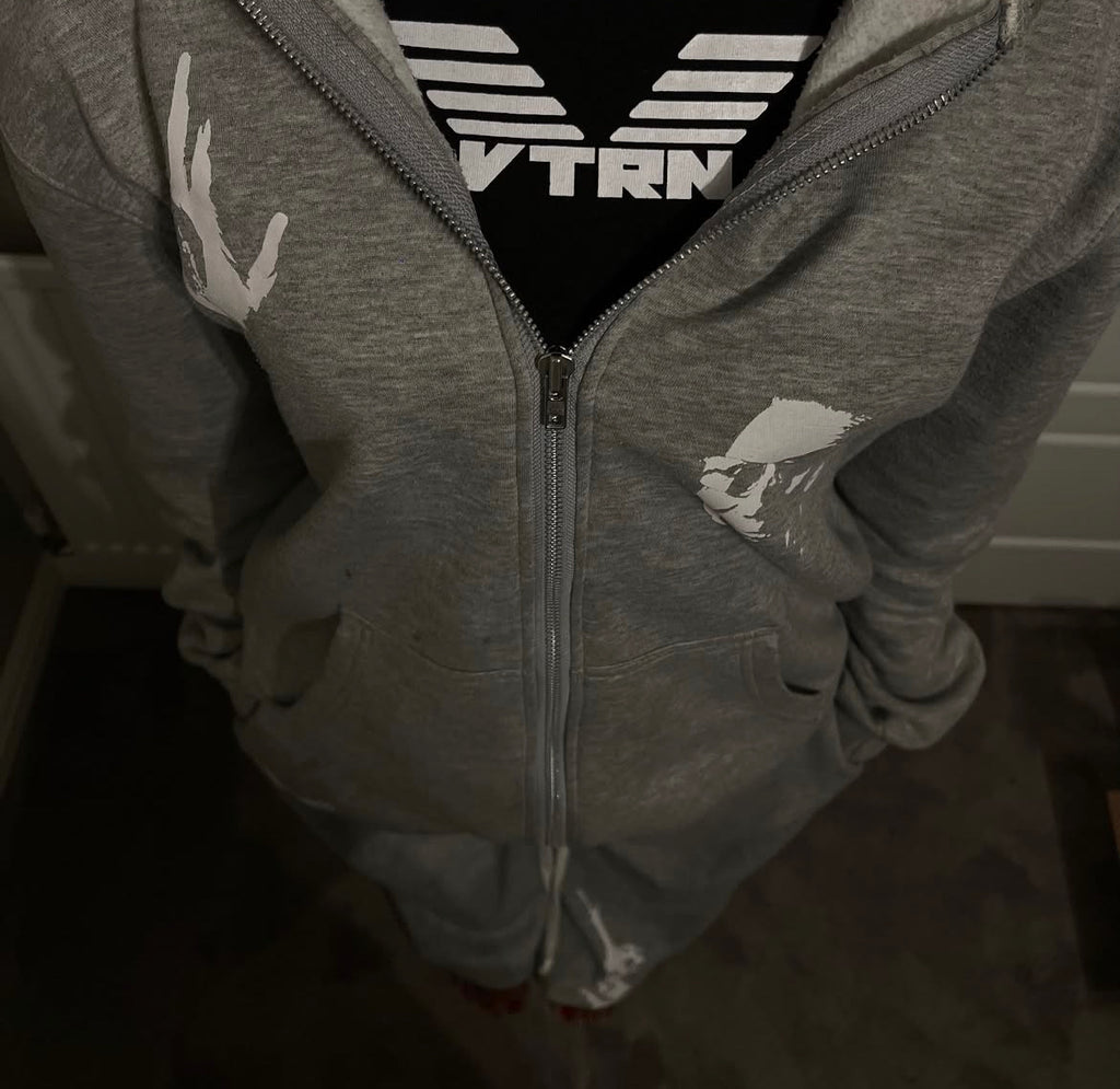 GREY- Vill hoodie