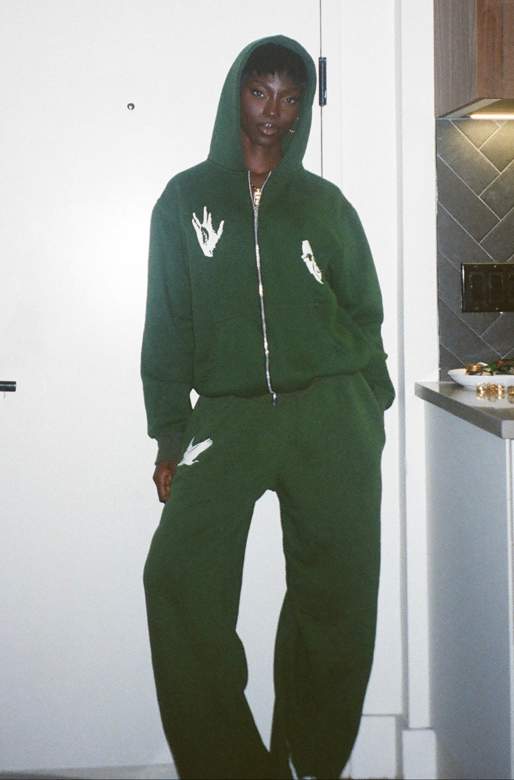 GREEN- Vill Hoodie