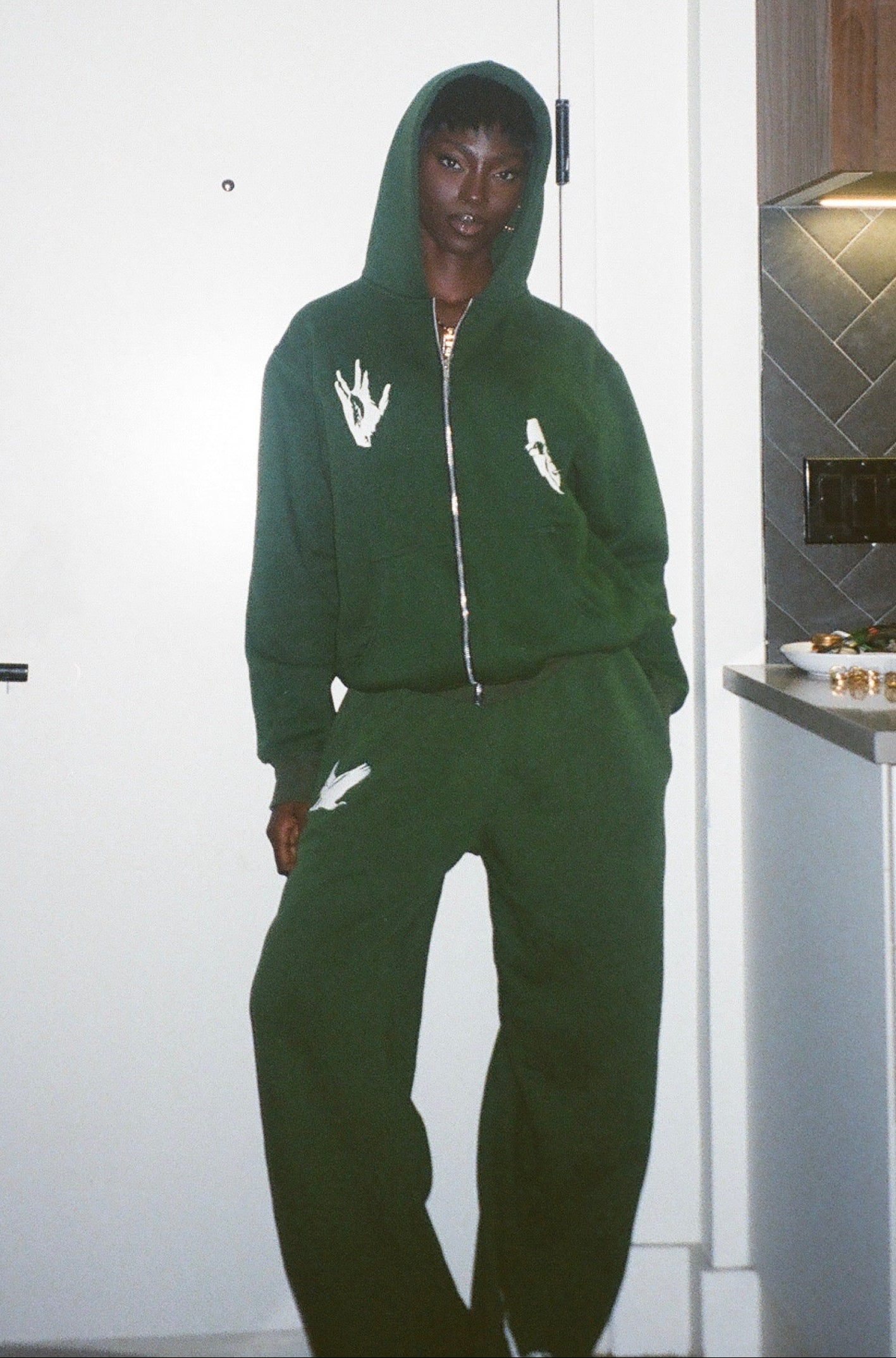 GREEN- Vill Hoodie