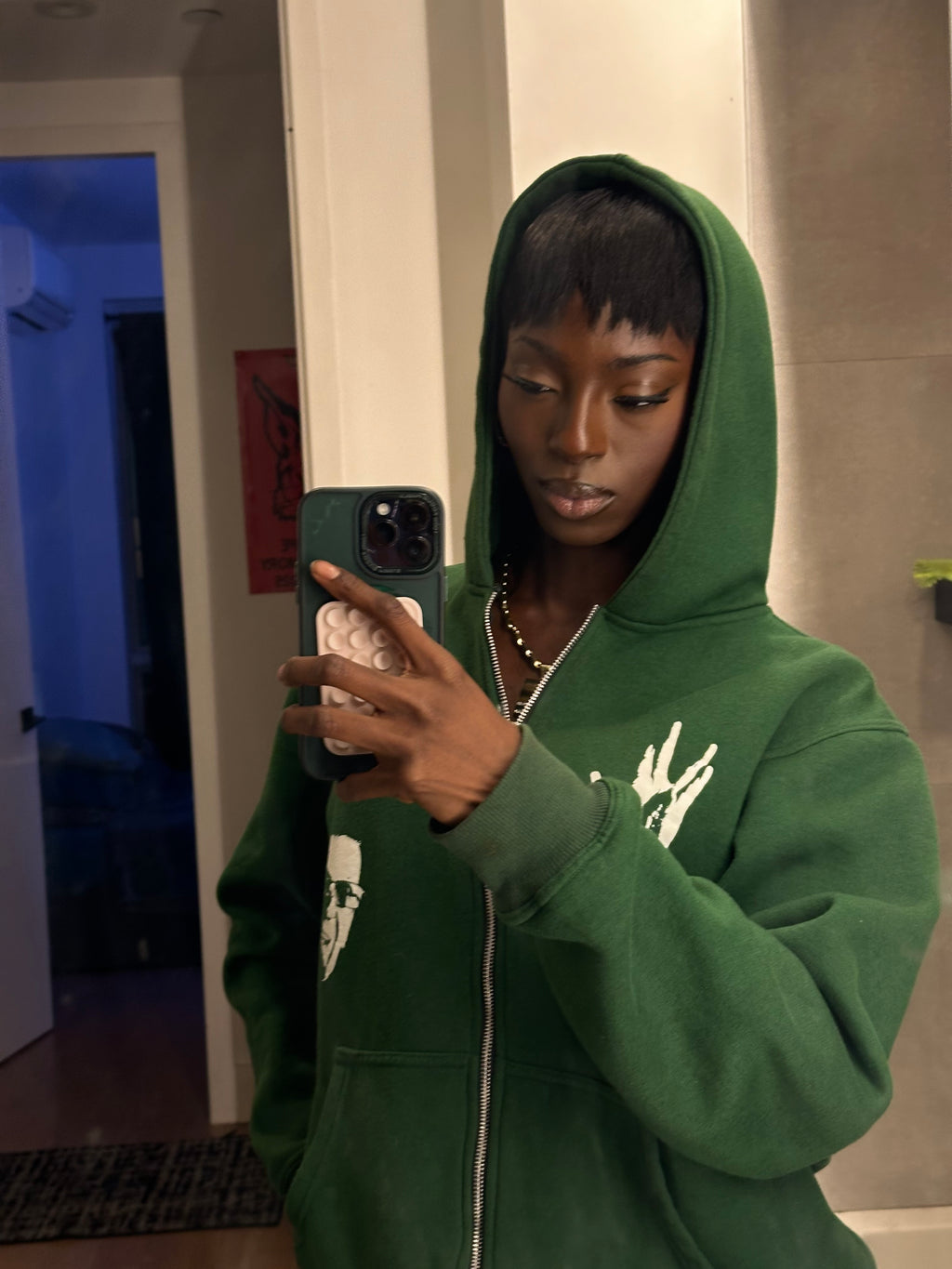 GREEN- Vill Hoodie