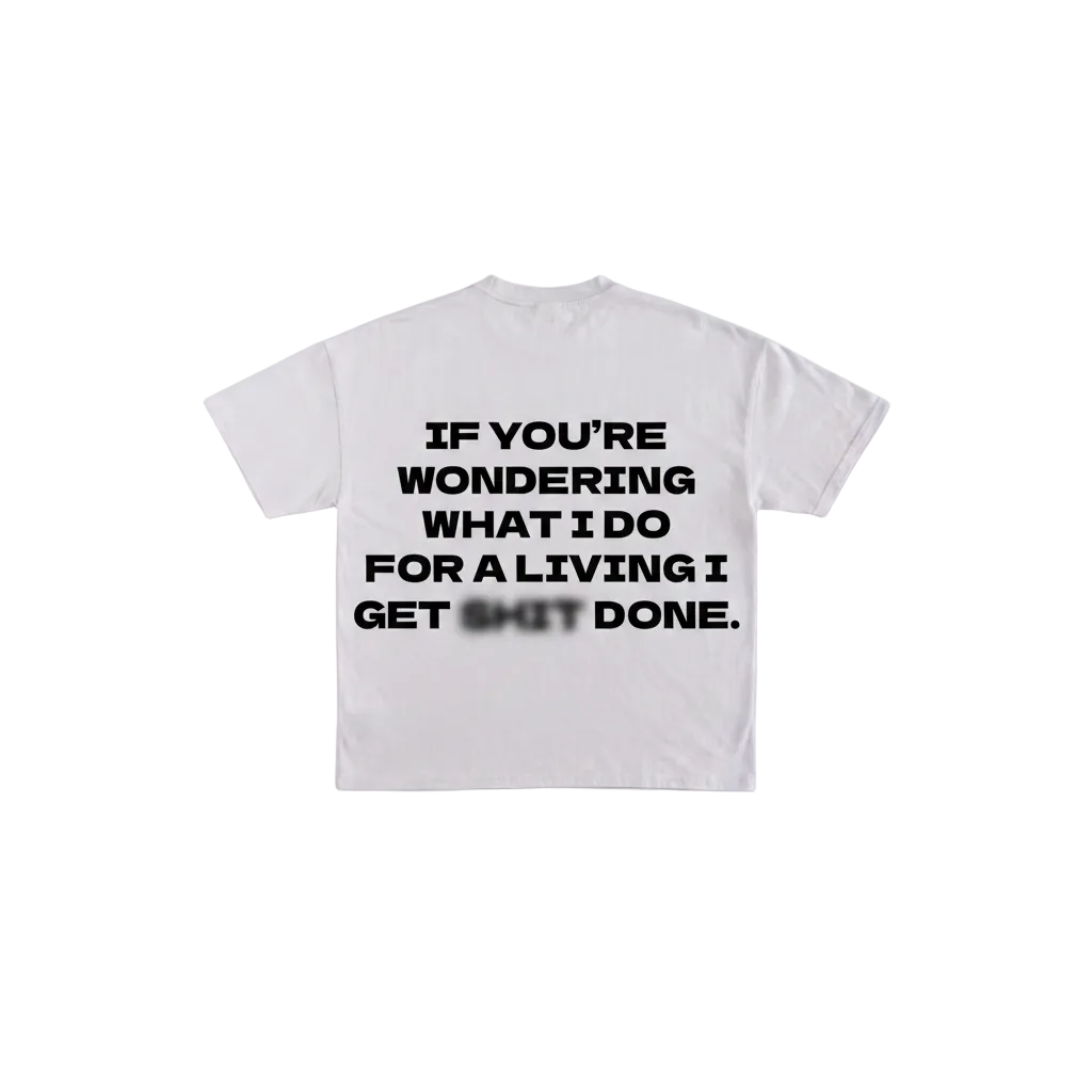 GSD Tee Back - White Background